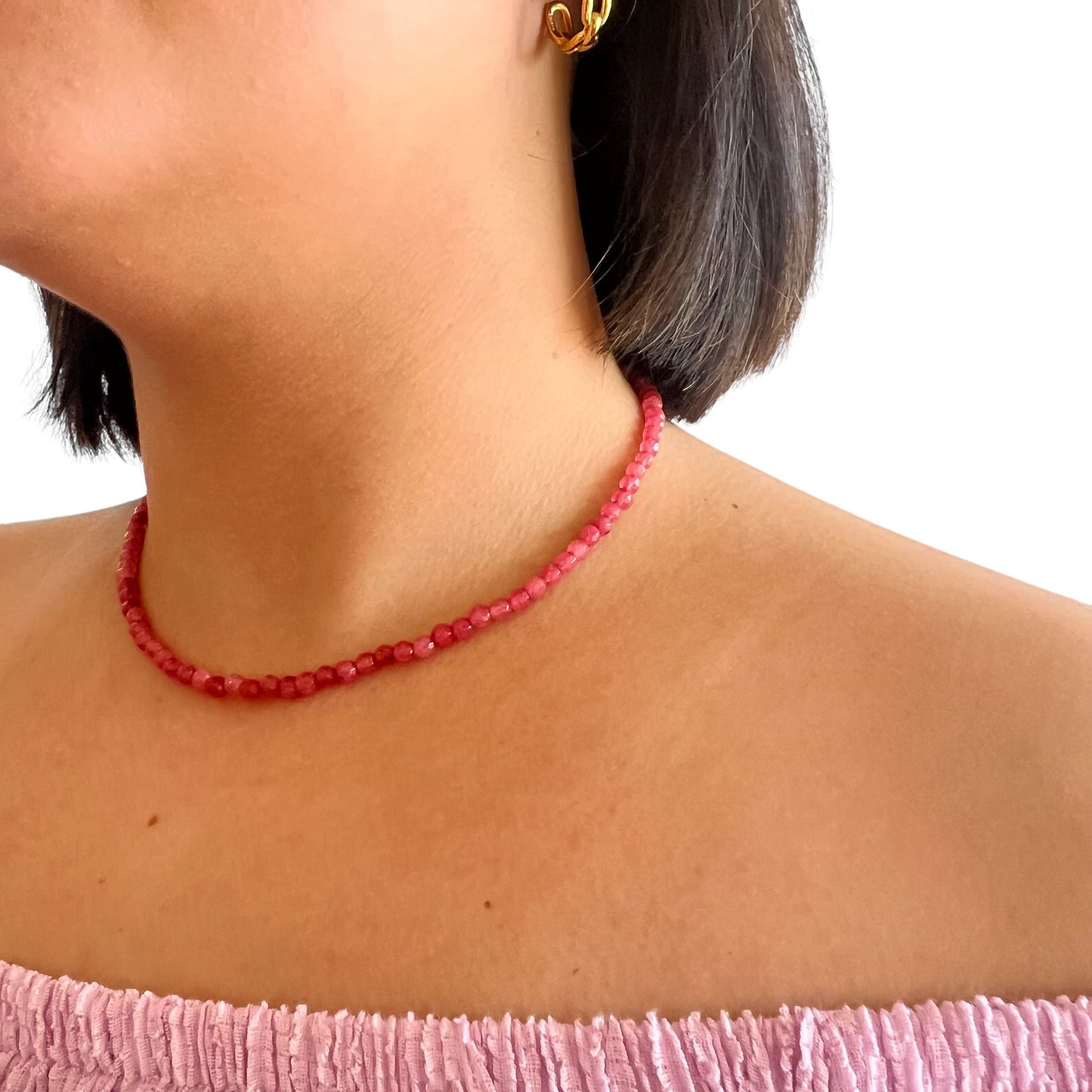 Necklace Connie Pink by Ibis Raquel necklace_connie_pink_ibis_raquel